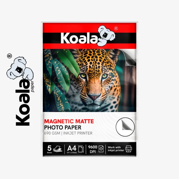 Papel Fotográfico Mate Imantado 690 GSM A4 - 5 Hojas