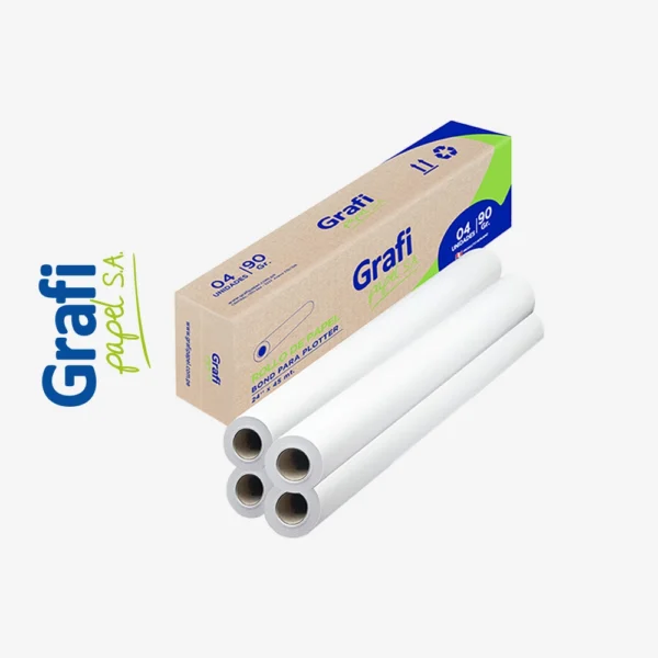 Papel Plotter Bond A1 61 cm x 45 m 90 gr (Rollo)