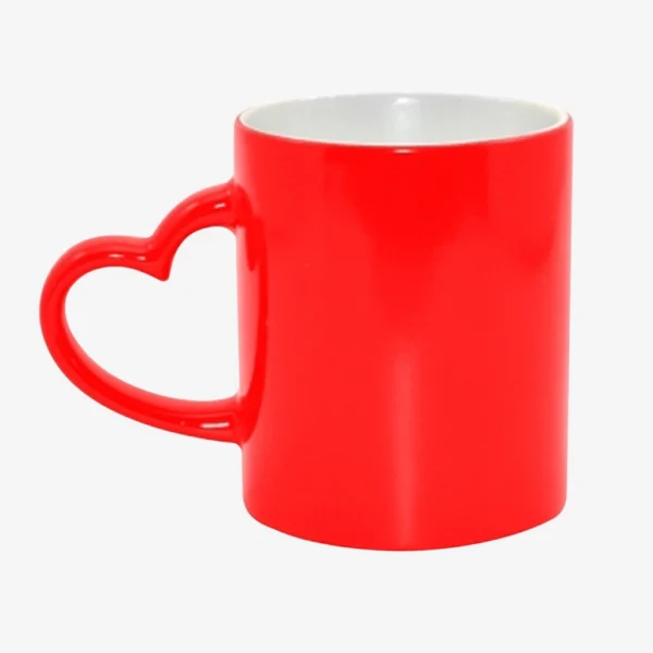 Taza Reactiva Corazón Brillante 11 oz - Imagen 2