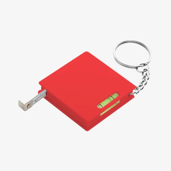 Llavero Wincha Métrica con Nivel 1 m