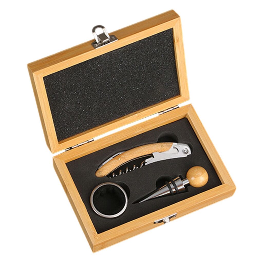 Set Destapador 3 Piezas en Caja de Madera