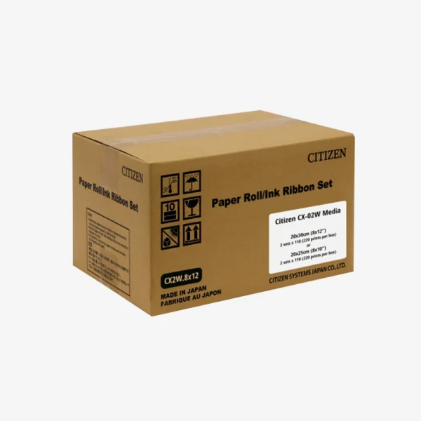 Caja De Papel Y Cinta – Modelo CX-02W 8×12 – Citizen