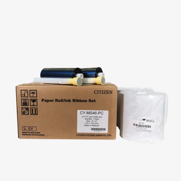 Caja De Papel Y Cinta – Modelo CY-02 4×6 – Citizen