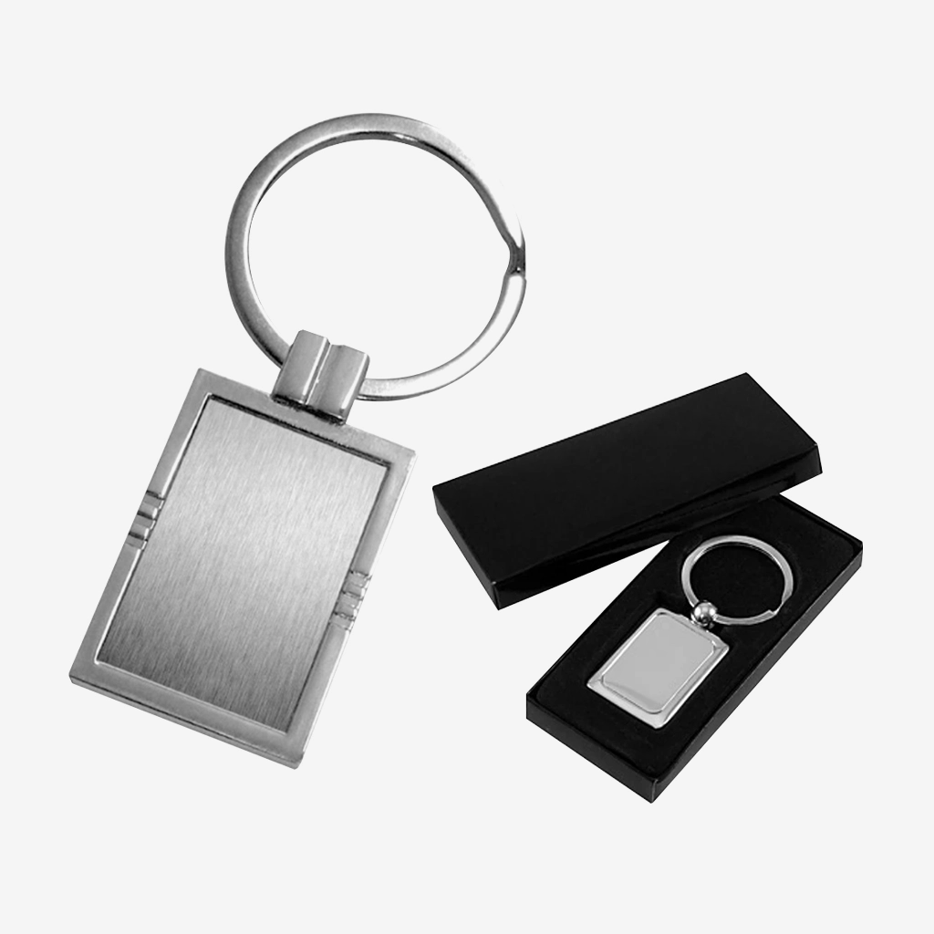 Llavero de Metal Doble Linea