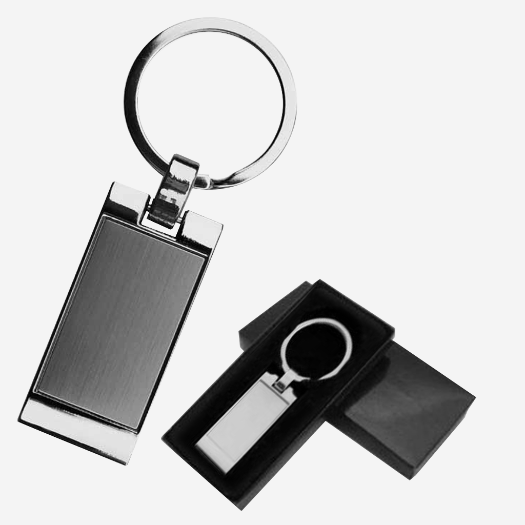 Llavero de Metal Rectangular