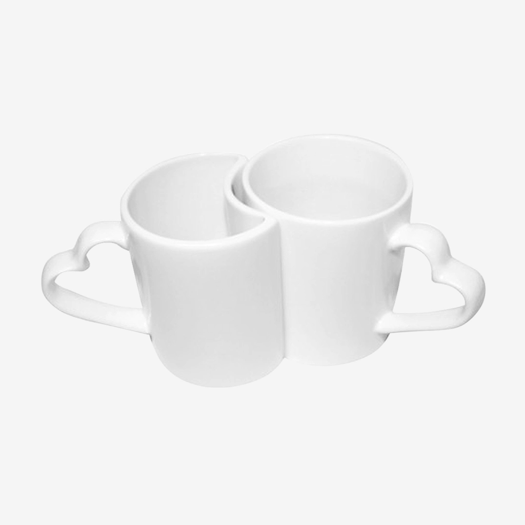 Taza Blanca Pareja con Caja 11 oz