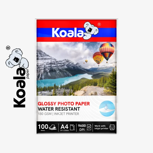 Papel Fotográfico Brillante 180 GSM A4 – 100 Hojas
