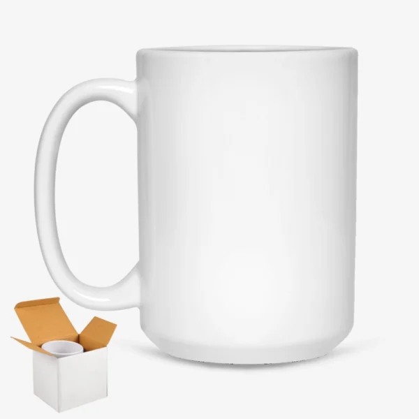 Taza Blanca con Caja 15 oz AAA