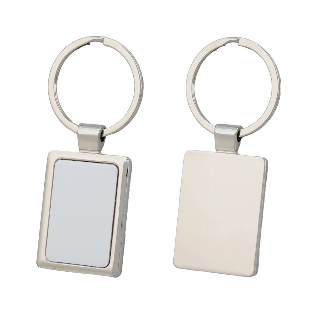 Llavero Metálico Sublimable Rectangular