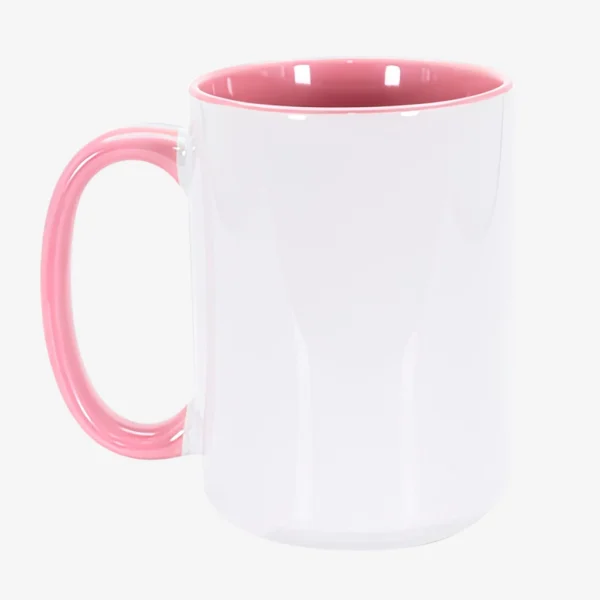Taza Interior y Asa de Color 15 oz