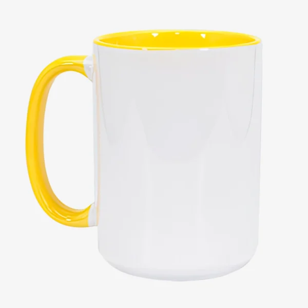 Taza Interior y Asa de Color 15 oz