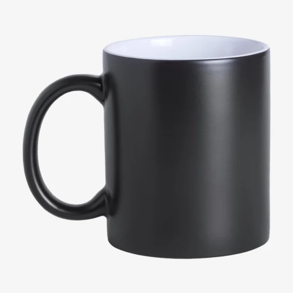 Taza Reactiva Negro Matte 11 oz