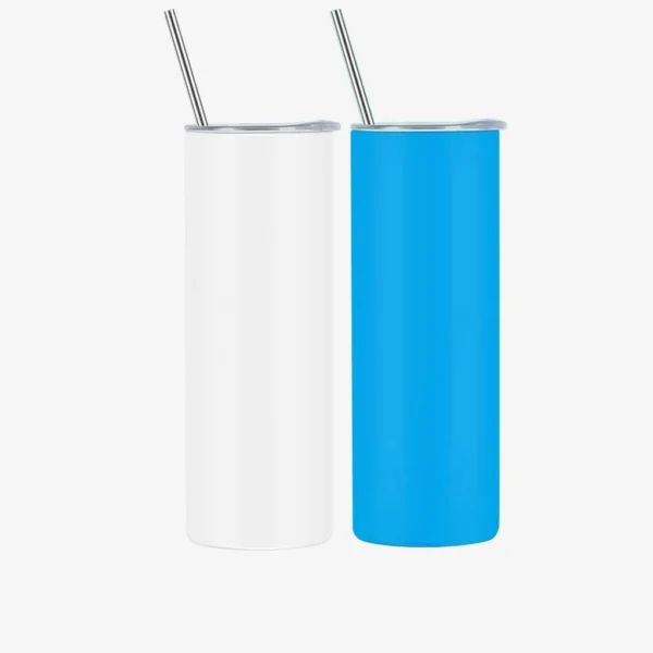 Botella Tumbler con Tapa y Cañita 600 ml