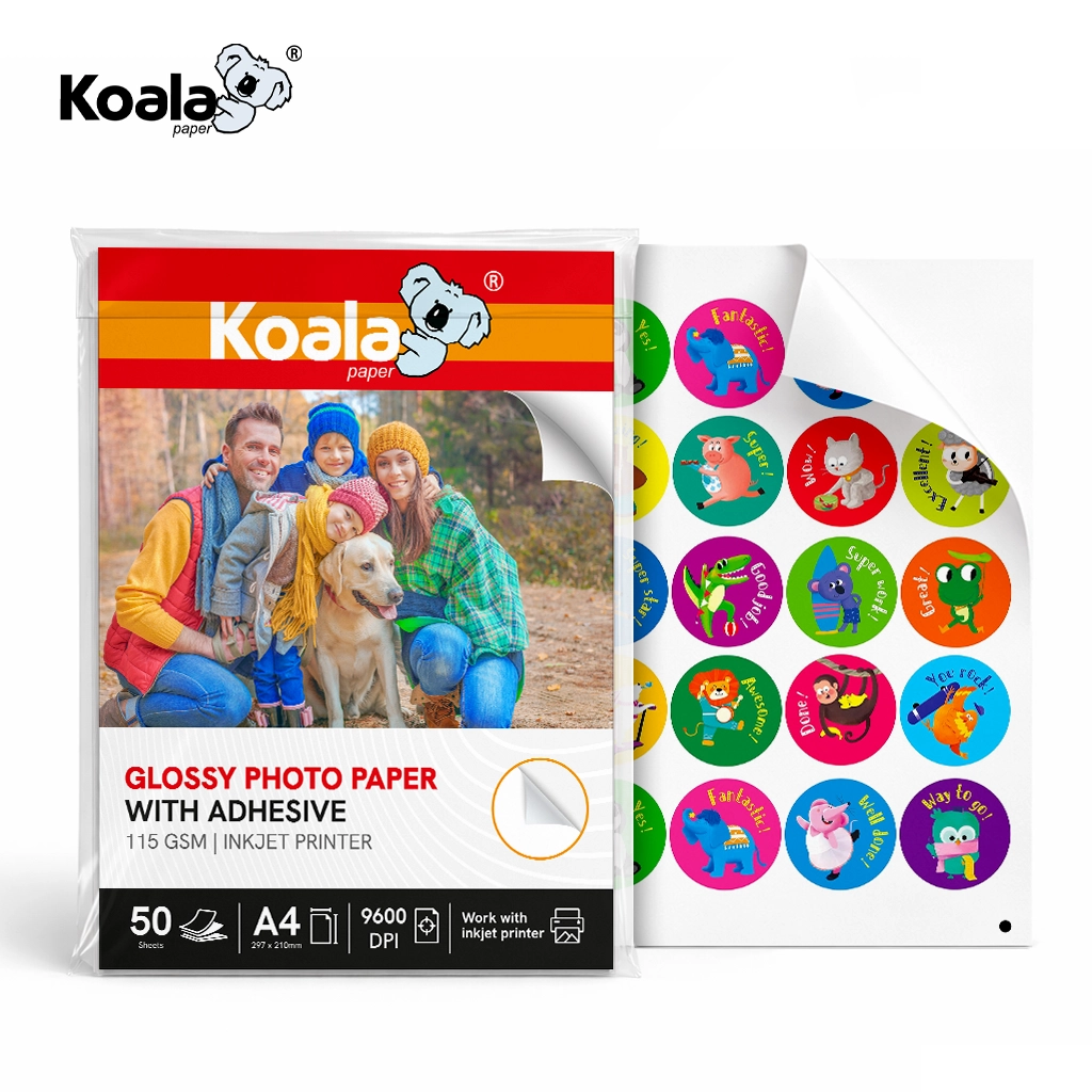Papel Fotográfico Brillante Adhesivo 115 GSM A4 – 50 hojas - Imagen 2