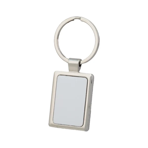 Llavero Metálico Sublimable Rectangular